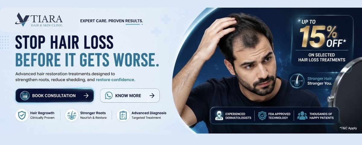 Stop Hair Loss, Rebuild Density - Hair Loss Treatment in Bangalore at VTIARA
